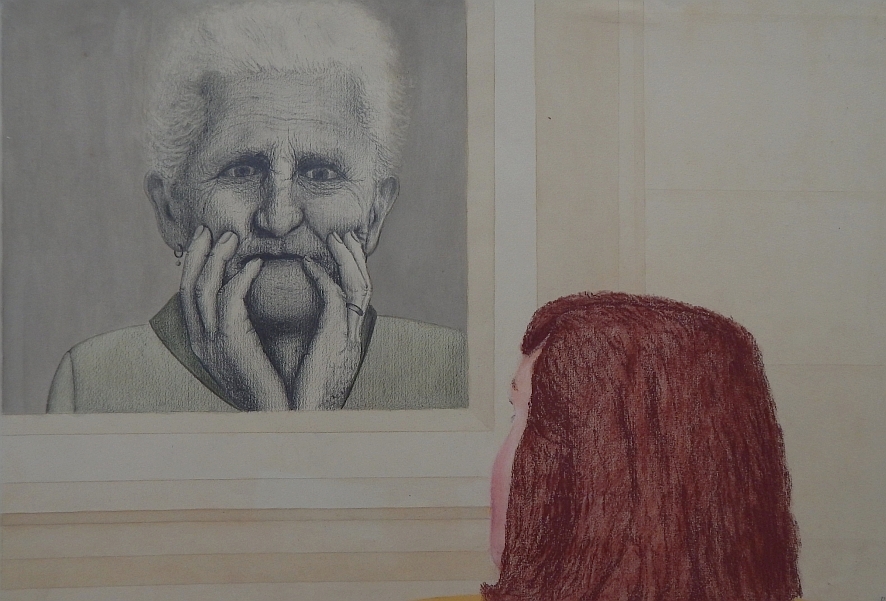 Renato Liermann: O.T. Bleistift, Aquarell, Pastell/Büttenpapier (1974) Renato Liermann: O.T. Bleistift, Aquarell, Pastell/Büttenpapier (1974)