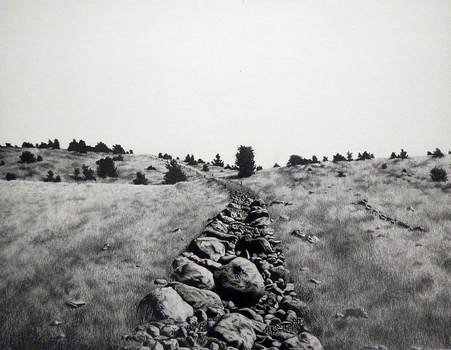 Renato Liermann: Renato Liermann: Der Weg. Bleistift/Karton (1976) Renato Liermann: Der Weg. Bleistift/Karton (1976)