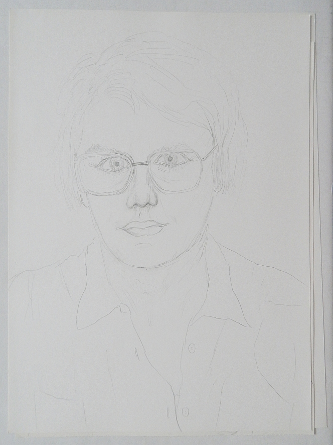 Renato Liermann: Selbstporträt. Bleistift/Papier (1979) Renato Liermann: Selbstporträt. Bleistift/Papier (1979)