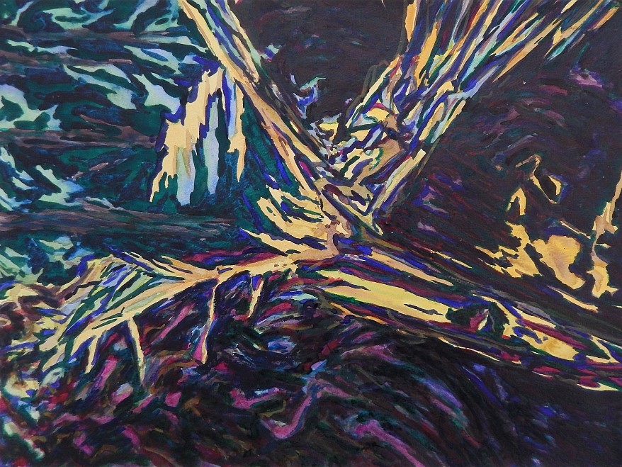 Renato Liermann: O.T. (forest). Aquarell/Büttenpapier (1996) Renato Liermann: O.T. (forest). Aquarell/Büttenpapier (1996)