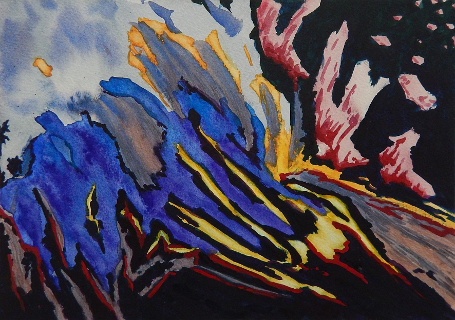 Renato Liermann: O.T. Aquarell/Büttenpapier (1997) Renato Liermann: O.T. Aquarell/Büttenpapier (1997)