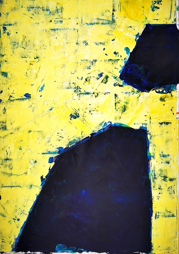 Renato Liermann: O.T. (city night). Siebdruck, Rakel, Textilsiebdruckfarbe auf Plastikfolie/Holz (1998) Renato Liermann: O.T. (city night). Siebdruck, Rakel, Textilsiebdruckfarbe auf Plastikfolie/Holz (1998)