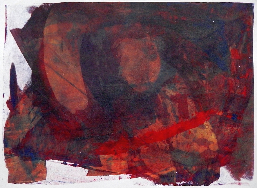 Renato Liermann: O.T. (morgens). Siebdruck/Rakel, Textilsiebdruckfarbe/Karton (1997) Renato Liermann: O.T. (morgens). Siebdruck/Rakel, Textilsiebdruckfarbe/Karton (1997)