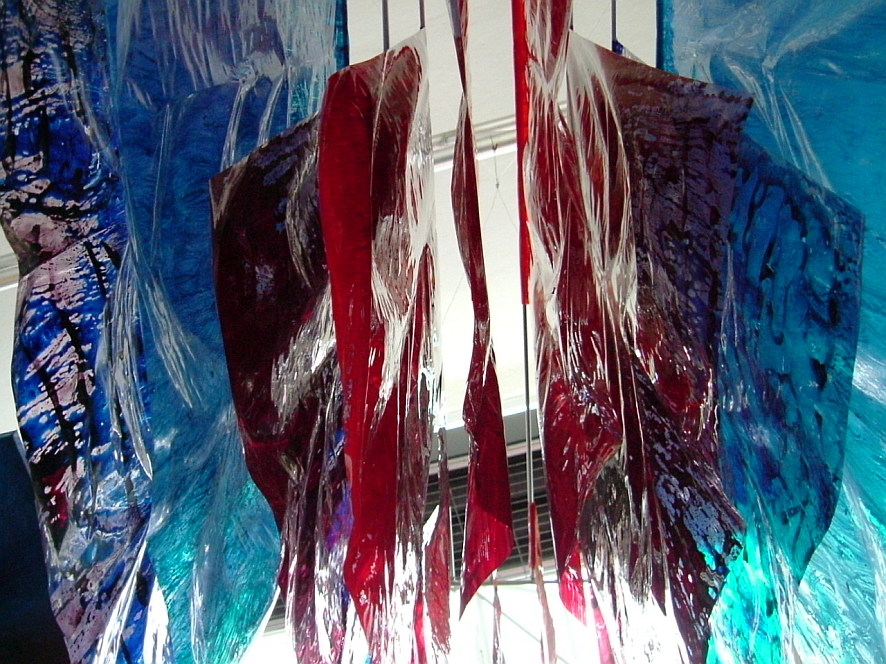 Renato Liermann: Renato Liermann: Film-riss. Acryl/Draht, Folien (2007) Renato Liermann: Film-riss. Acryl/Draht, Folien (2007)