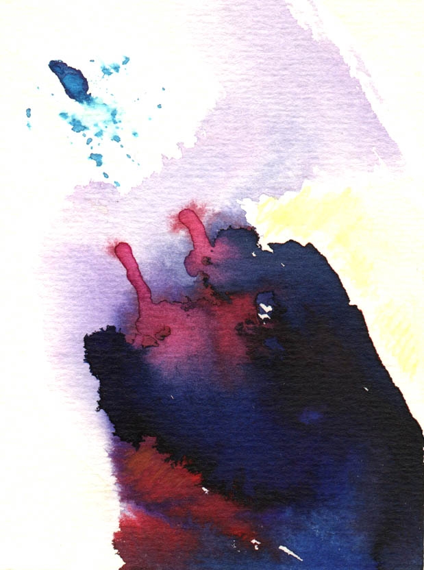 Renato Liermann: O.T. (Begegnung XIX). Aquarell/Büttenpapier (2004) Renato Liermann: O.T. (Begegnung XIX). Aquarell/Büttenpapier (2004)